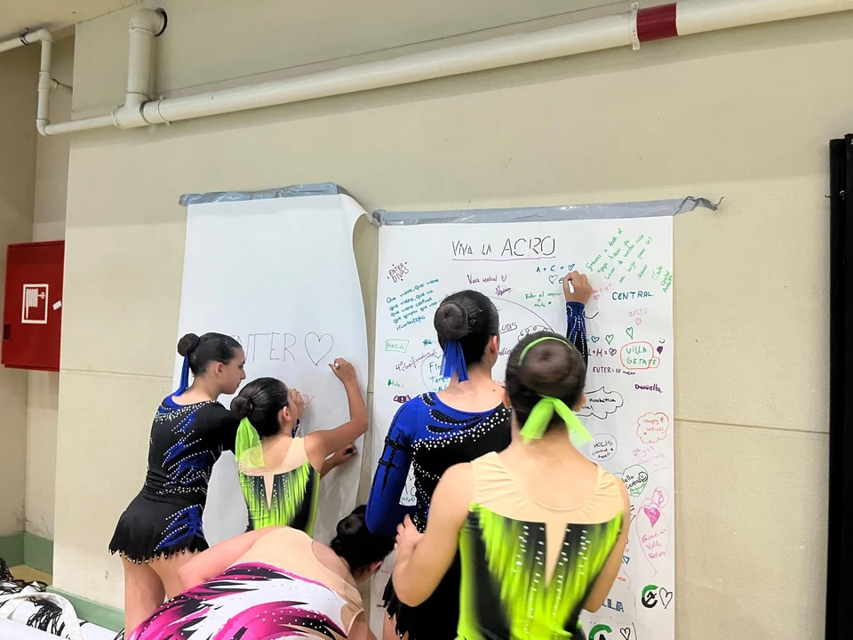 El equipo deja sus mensajes de recuerdo